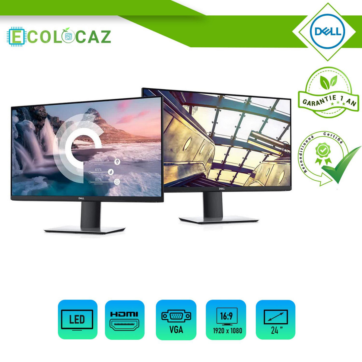 Ecran LED - DELL P2419H 24 pouces